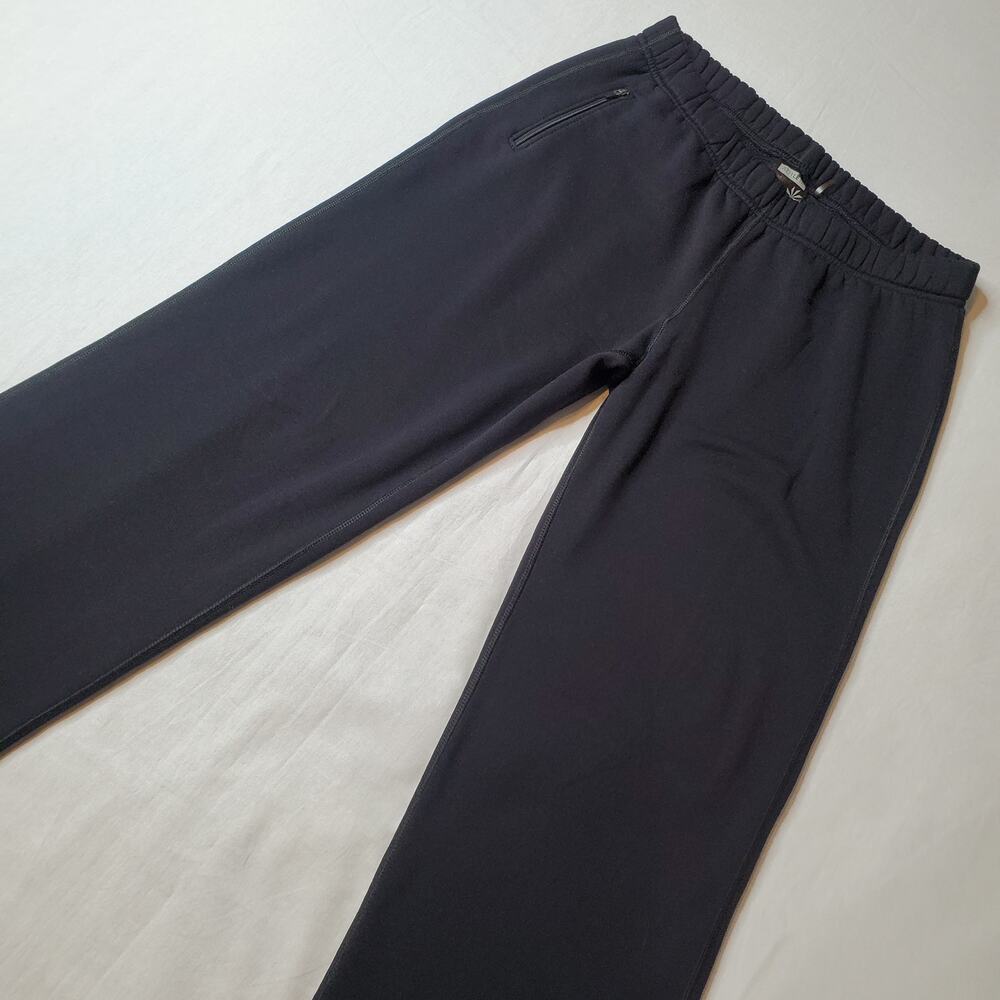 Athleta Women's Size LP Straight Leg Fleece Pant Black 708181